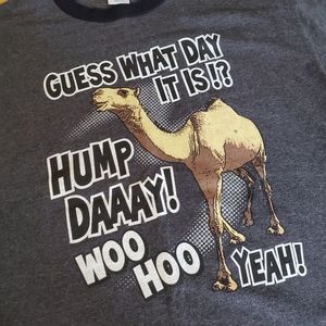 Hump Day Camel Tee shirt ring neck